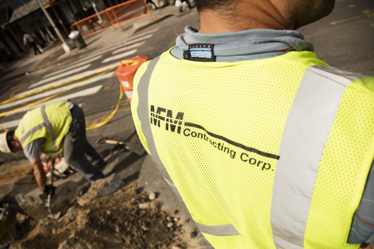 Reconstruction of Broadway NYC Project by MFM Contracting Corp 0142