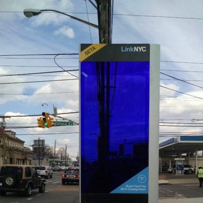 Wi-Fi LinkNYC Kiosk Installation CityBridge 5